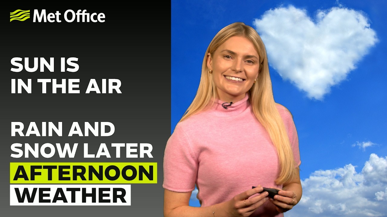 14/02/2026 - Sunshine gives way to cloud - Afternoon Weather Forecast UK – Met Office Weather