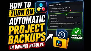 How To Turn On Automatic Project Backups in DaVinci Resolve