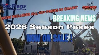 Six Flags 2026 Season Passes To Include All Six Flags Parks!?1?