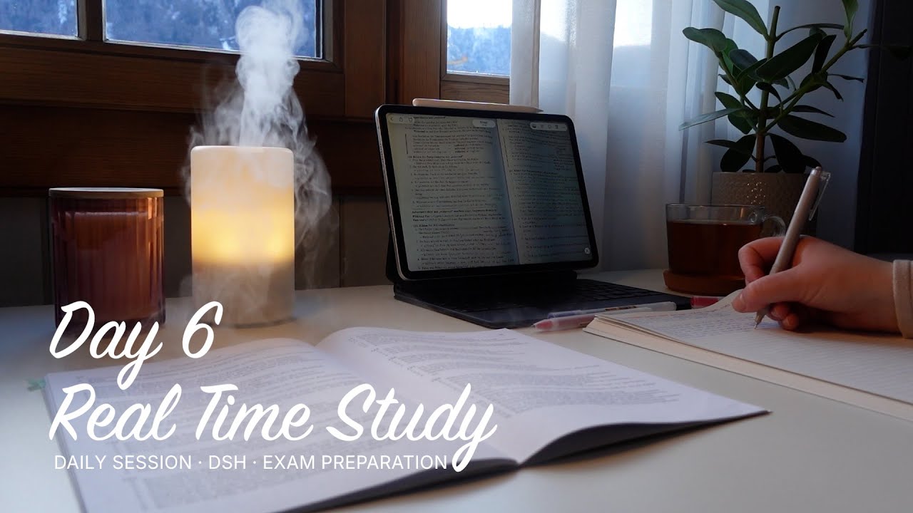 Real-Time Study With Me — Day 6 | DSH German Exam Prep - YouTube