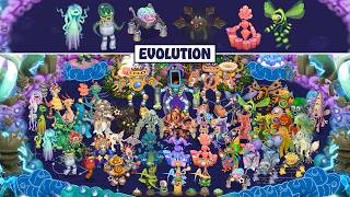 Ethereal Island - EVOLUTION (All Commons/Rares/Epics) | My Singing Monsters
