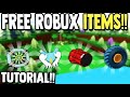 how to get ROBUX ITEMS for FREE!! | Build a Boat for Treasure ROBLOX