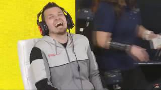 Abdallah teabagging at the Super Mario Maker 2 Invitational 2019 (Nintendo World Championships 2019)