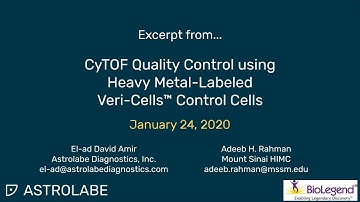 CyTOF Quality Control Webinar Excerpt: Focusing on True Biological Variation