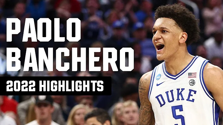 Paolo Banchero 2022 NCAA tournament highlights