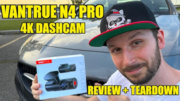 VANTRUE N4 Pro Dashcam: The New 4K Triple Camera King! (Review & Teardown)