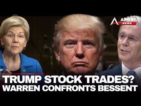 Elizabeth Warren Slams Scott Bessent on Trump's Stock Trading in Heated Hearing | US News
