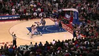 Play of the Day (01\/18\/2012): Chauncey Billups' Amazing Game Winner Shot vs. Mavericks