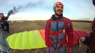 Прыжок с парашютом. Аэродром Борки.