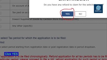 GST Refund Application Online for Export