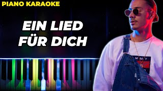 Apache 207 - Ein Lied für dich - piano karaoke instrumental cover #Apache207