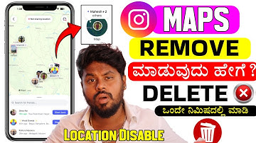 📍Instagram New Map Feature — Turn OFF Location Sharing | Full Guide in Kannada (2025 Update)