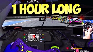 ONE HOUR LONG iRacing Ferrari 488GTE on Le Mans - Circuit des 24 Heures du Mans