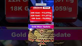 Gold Price Today, सोने के दाम में फिर बढ़त! | Gold Rate Today India 💰#shorts #goldprice