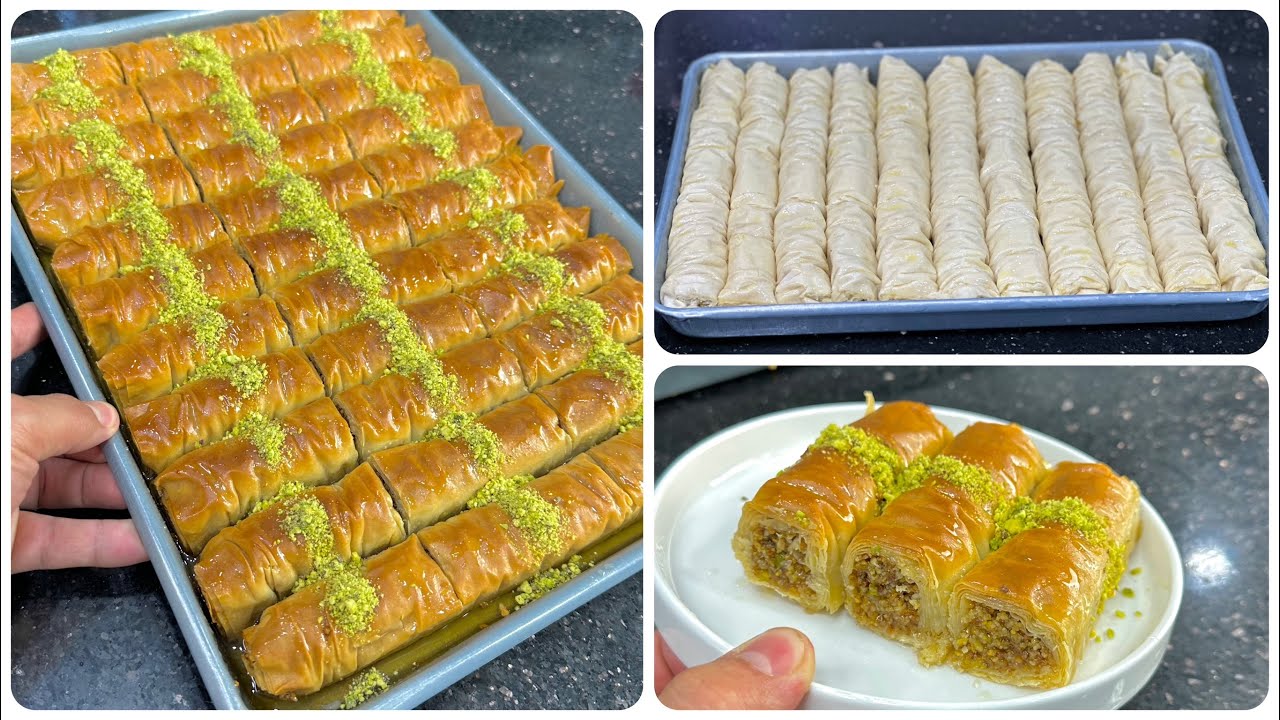 أسهل وأسرع بقلاوة تركية😍بعجينة الفيلو الجاهزة مقرمشة ومعسلة للقلب مع جميع أسرار نجاحها ومتديش الوقت