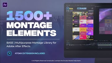 Videohive - AtomX BASE | Transitions and Motion Graphics for After Effects 31018620