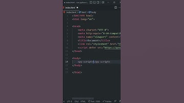 RUN PYTHON IN ANY BROWSER #shorts #coding #python #html
