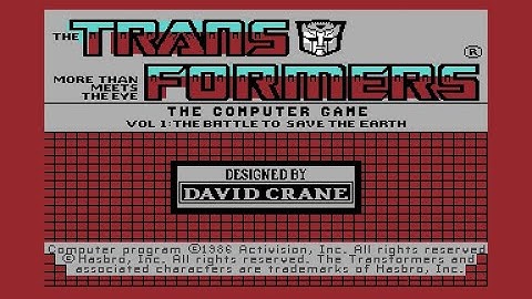 Commodore 64 Longplay [119] The Transformers: Battle to Save the Earth [Tape] (EU)