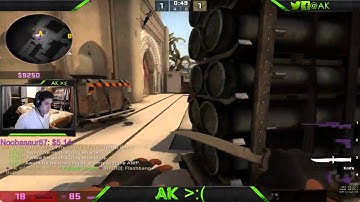 CSGO | 1 V 4 Sloppy Clutch with Ace on Mirage! | AK