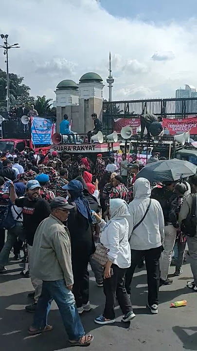 Demo/Unjuk Rasa di depan Gedung MPR/DPR (Jumat, 01 Maret 2024) #mpr #demo #jokowi #unjukrasa #dpr