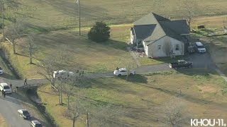 Raw video: Scene where bodies of 3 teens were found in Crosby area