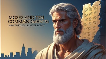 Moses and the Ten Commandments:  Why They Still Matter Today