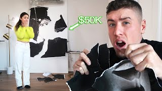 MY $50,000 ART PIECE I MADE GOT DESTROYED!!! **SHOCKING** by Through Ryan's Eyes 65,779 views 1 year ago 18 minutes