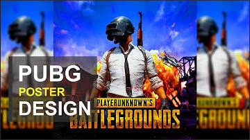 PUBG POSTER DESIGN in Adobe Photoshop I Mr.Design 1995 I