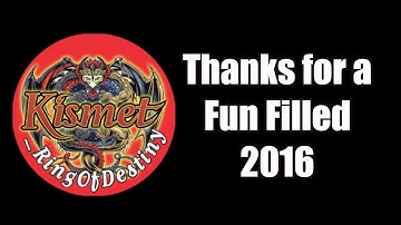 Kismet Year in Review 2016 - What a journey