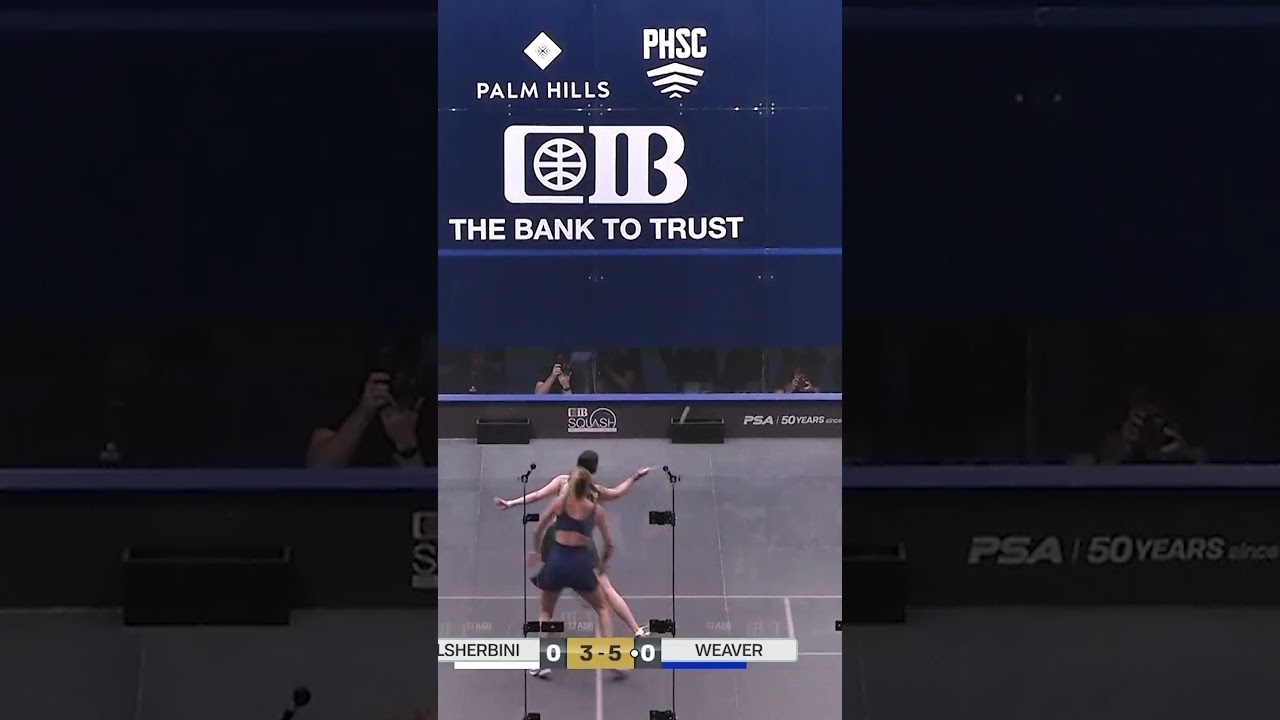 She makes it look so easy 😅 Unbelievable from Nour El Sherbini  🔥 