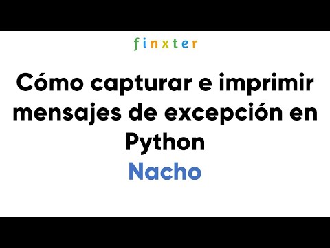 Video: ¿Cómo imprimo una excepción?