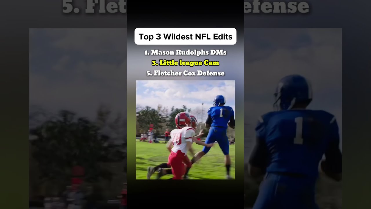 Top 3 Wildest NFL Edits Nfl Football