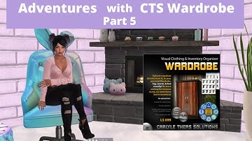 Adventures in Second Life with CTS Wardrobe Part 5 - Using the Pose Stand in CTS Wardrobe