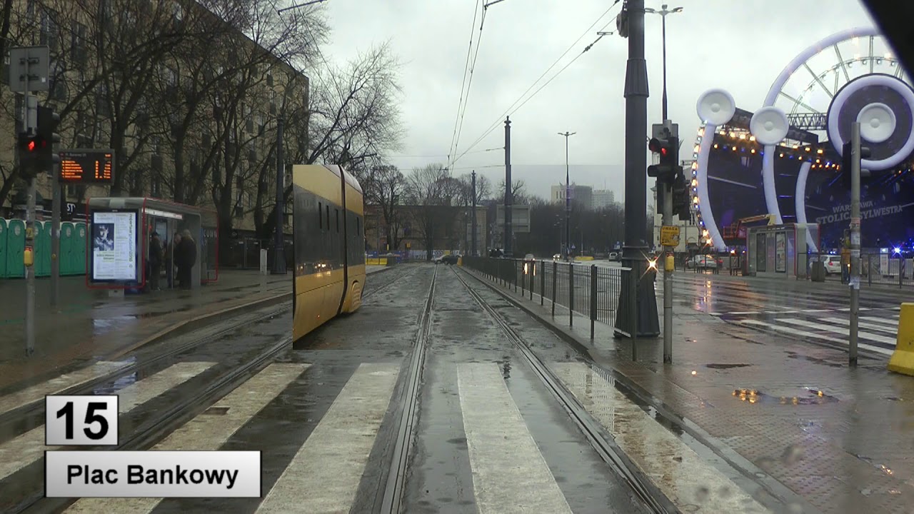 Tramwaje Warszawa 2018 linia 15