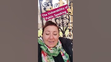 Public Speaking allow yourself to be Vulnerable that where the growth & learning is #publicspeaking
