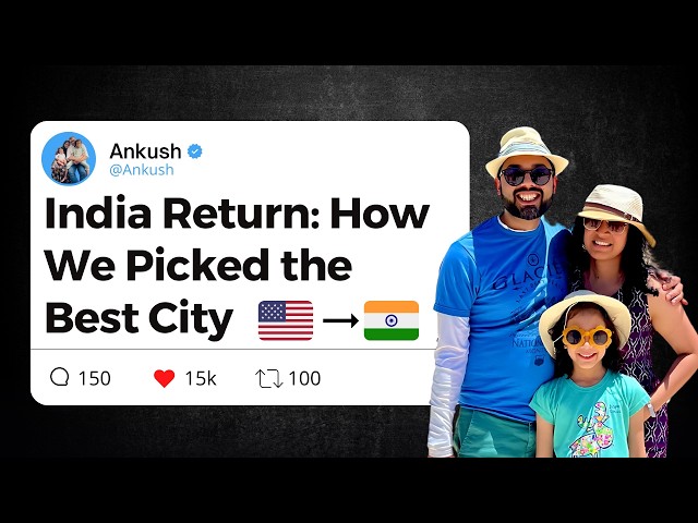 Family moving back to India from New Jersey to Bangalore - NRI return journey planning and city selection
