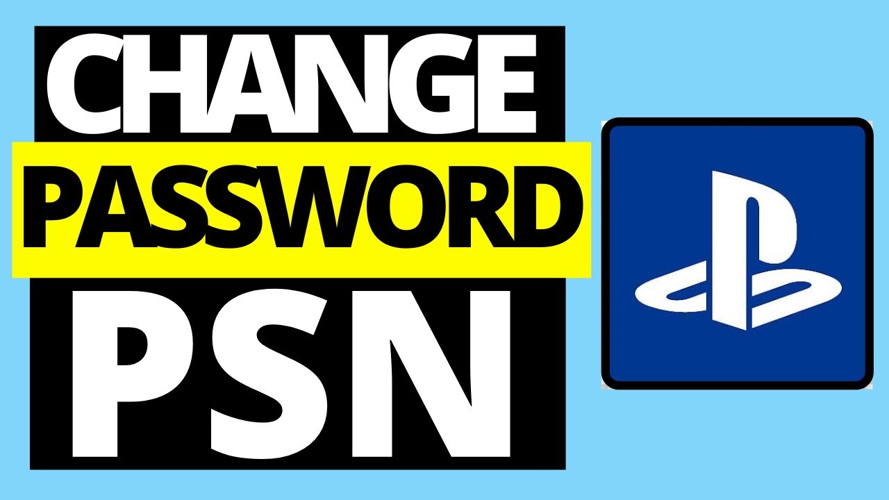 How To Change Password On PSN Account (PS4 & PS5) | Playstation - YouTube