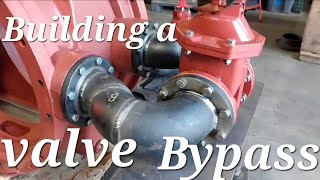 Making a Valve Bypass for the Water Industry Tutorial. Pipe Fitting, Welding Flange Fabrication