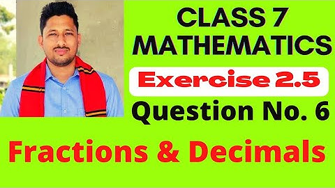 Cbse/seba class 7 Maths | Chapter 2 | Exercise 2.5 | Q.No. 6