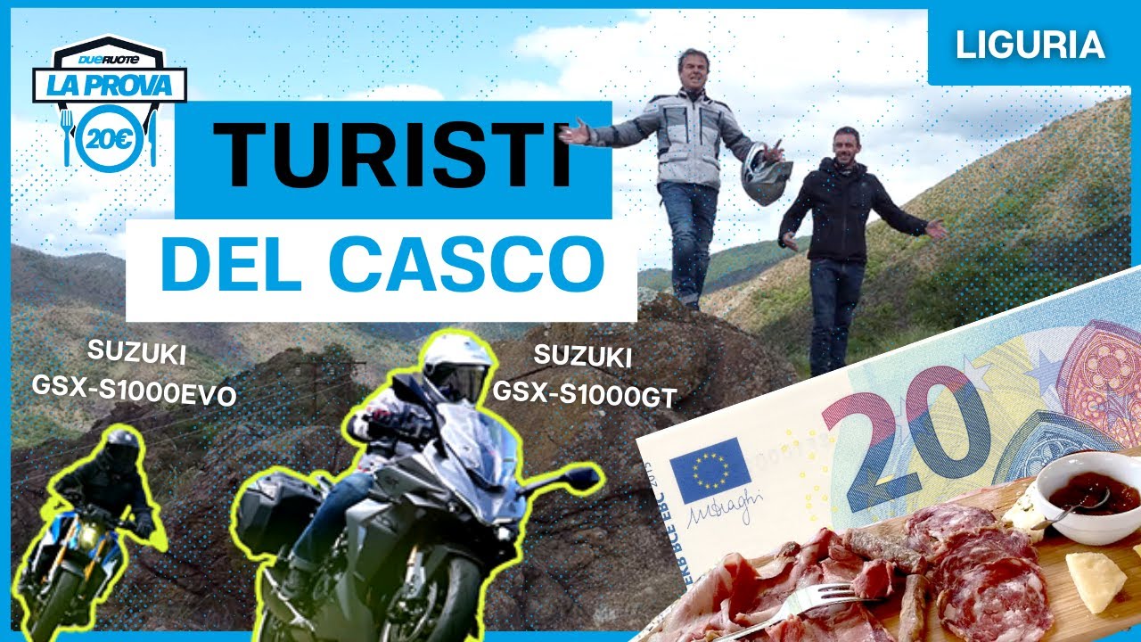 Strade segrete di Piemonte e Liguria: la prova dei 20 euro con le Suzuki a quattro cilindri