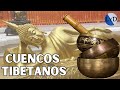 Toco CUENCOS TIBETANOS 432 Hz y paseo por templos budistas 🪷Cuencos tibetanos con agua para meditar