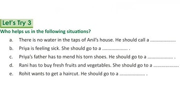 Class-3|Chapter-5 (Work and Professions)[Part-12]