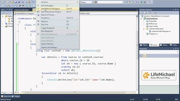 The let Keyword in LINQ to Entities Queries
