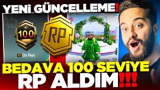 SIFIR UC İLE BEDAVA 100 SEVİYE ROYALE PASS ALDIM! (OYUNDA İLK) YENİ GÜNCELLEME! PUBG Mobile