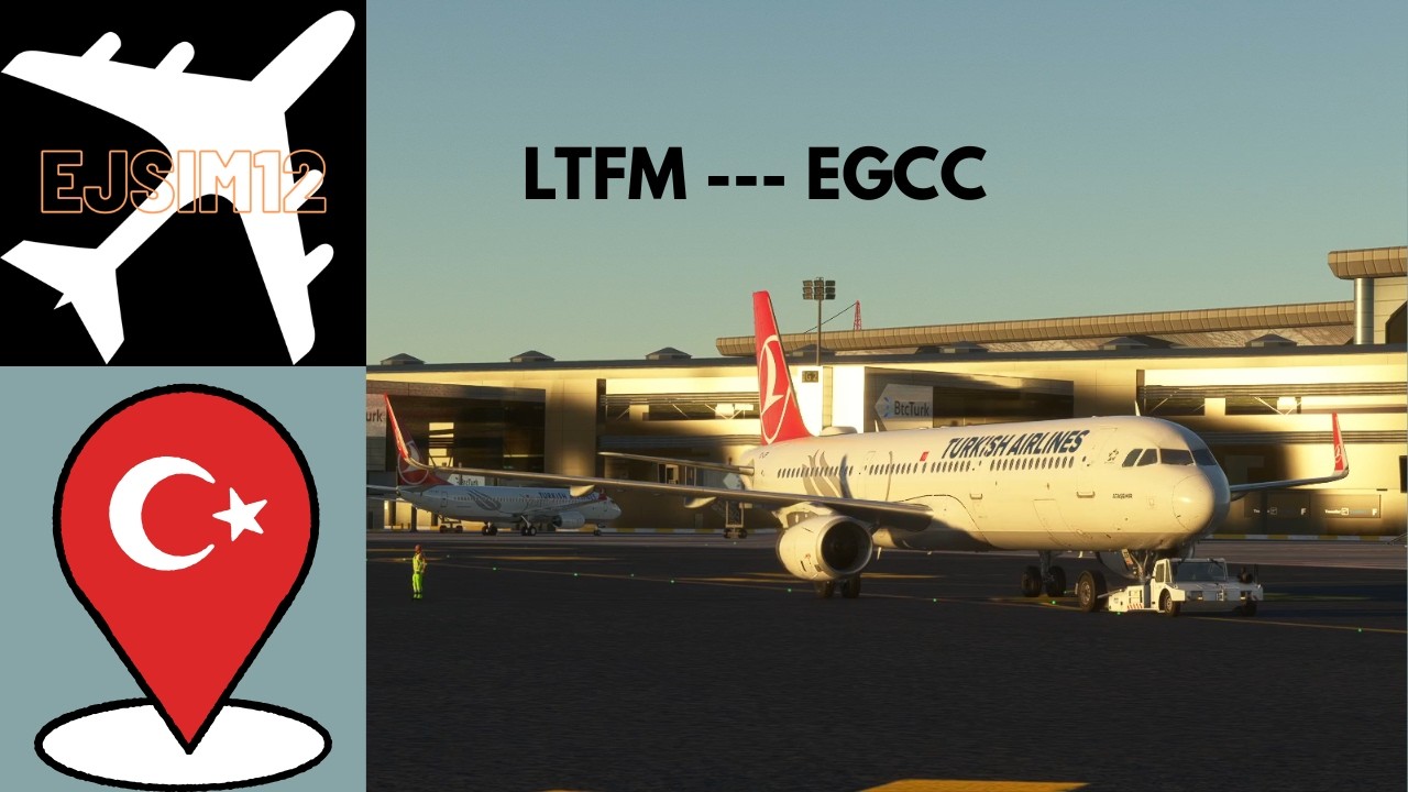 From the Bosphorus to Rainy Manchester! Turkish A321 Ops | LTFM - EGCC