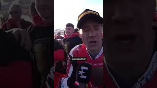 Tommy Bridewell dedicates his BSB championship victory to his brother ❤ #Shorts