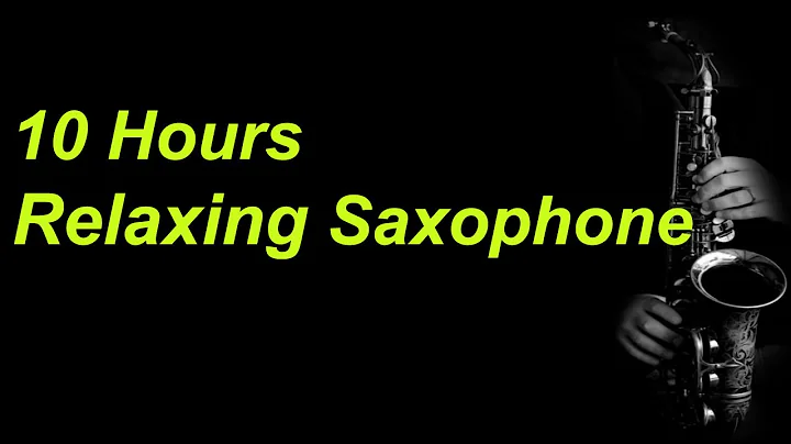 10 Hours Of Relaxing Saxophone Music For Sleep   Deep Sleep Fade To Black Dark Screen   Sleep Music