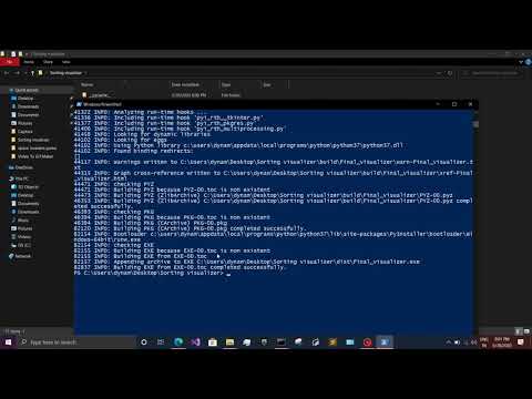 How to convert pygame and python project to exe executable n windows