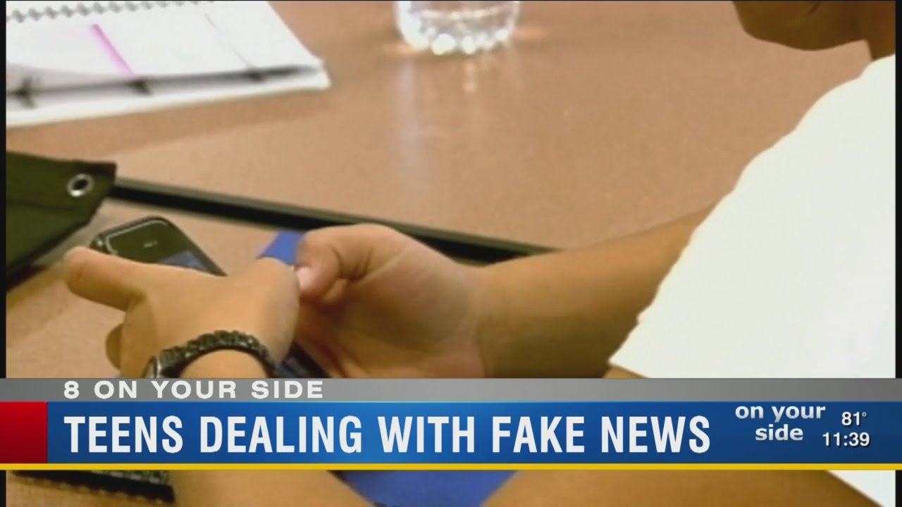Local teens learn how to spot fake news - YouTube