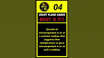 CRCST Flash Card #9 | #spd #sterileprocessing #thesterileguy